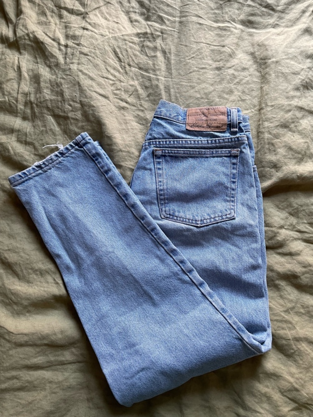 Eddie Bauer Light Blue High-Rise Women's Jeans
